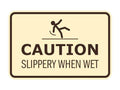 Classic Framed Caution