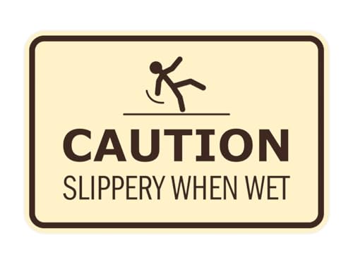Classic Framed Caution