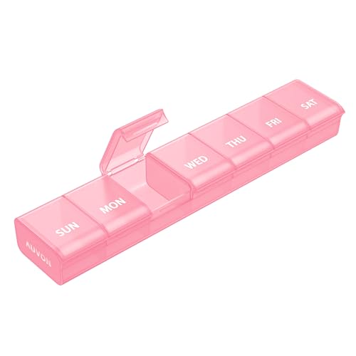 Weekly Pill Organizer with Effortless Opening Design