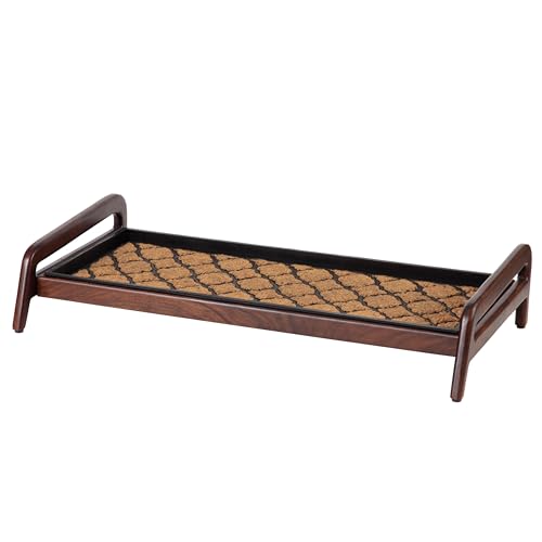 Heavy Duty Waterproof Wooden Shoe Storage Mat Organizer