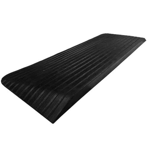 2.5" Rise Rubber Power Wheelchair Scooter Threshold Ramp