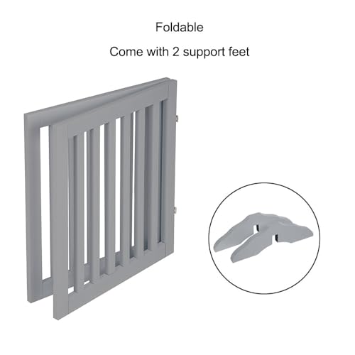 24”H Free Standing Pet Gate for Dog Cat