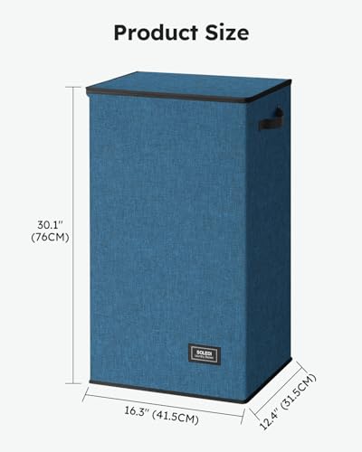 100L Laundry Hamper with Lid