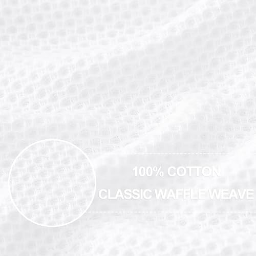 100% Cotton Waffle Weave Kitchen Dish Cloths 8 (8 Count)