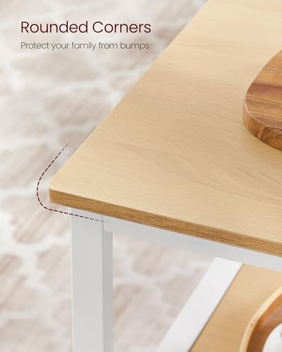 Kitchen Island with 3 Shelves