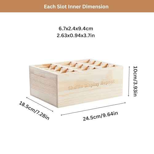 Playing Card Display Wooden 15