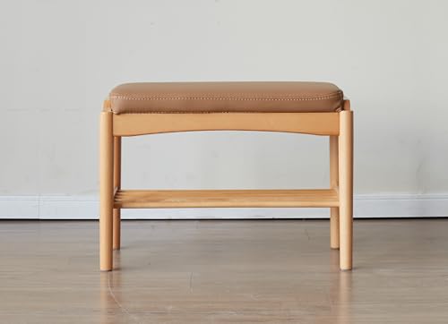 Oak Wood Shoe Bench