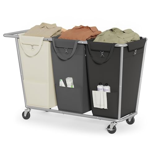 Laundry Basket with Wheels