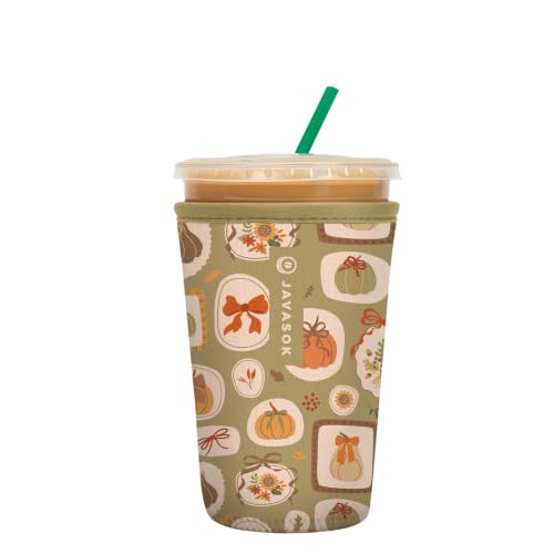 JavaSok Iced Coffee & Cold Soda Insulated Neoprene Cup Sleeve