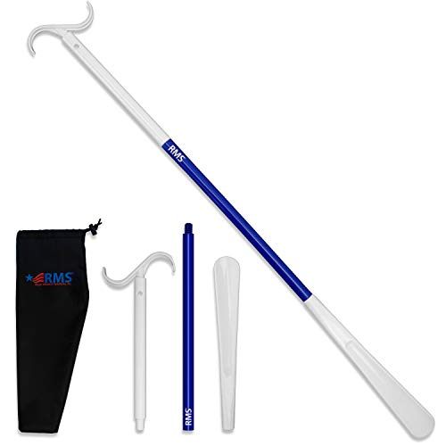 35.5 Inch Extra Long Dressing Stick with Sock Remover and Shoe Horn