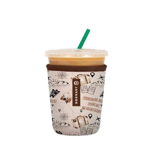 JavaSok Iced Coffee & Cold Soda Insulated Neoprene Cup Sleeve