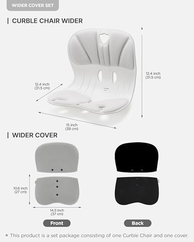 Wider Ergonomic Desk Chair Seat Cushion