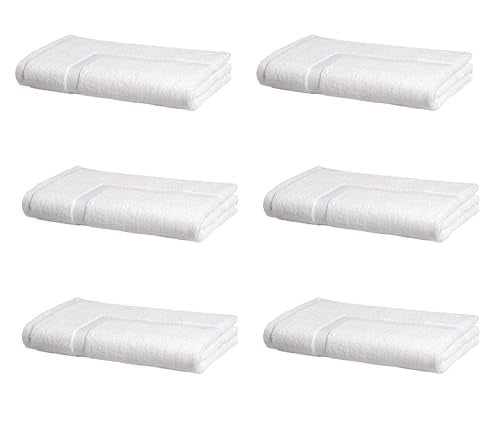 Premium 100% Cotton Absorbent Soft Bath Mat (6 Count)