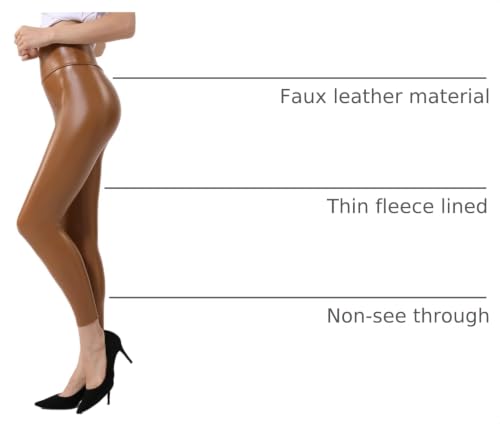 Faux Leather Pants for Women