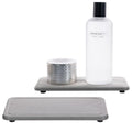 2Pcs Water Absorbent Diatomite Coasters Bathroom Sink Stone Trays (2 Count)