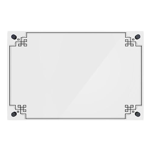 Deco Border Acrylic Dry Erase Board
