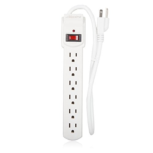 6 Outlet Power Strip Surge Protector (4 Count)