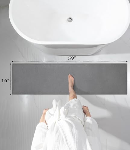 Bathroom Rugs Mat 16x59 (6.55 Sq Ft)