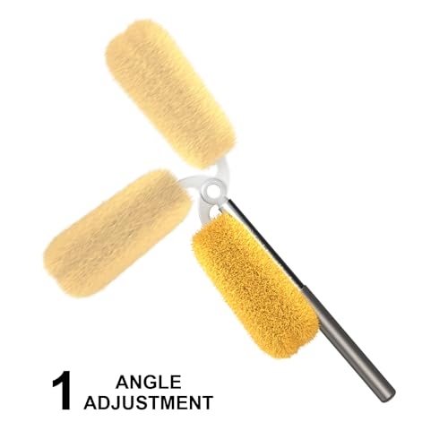 Long Handle Dusters for Cleaning with 2 Replacement Heads (3 Count)