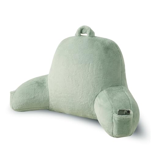Soft Reading Pillow for Bed with Arms