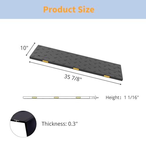 Rubber Stair Treads 36"X10" 10 Pack (360 Sq Ft)