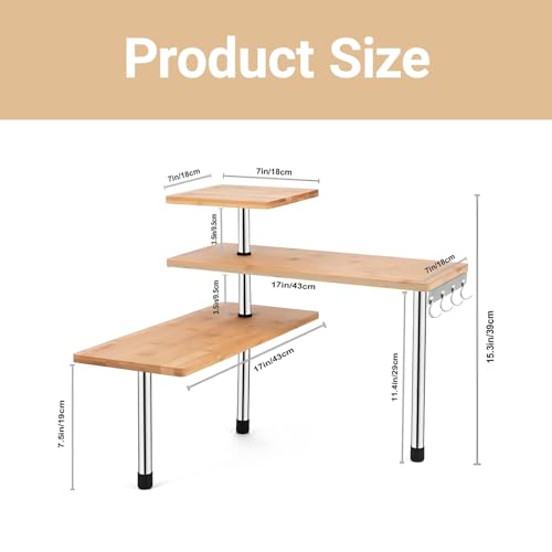 3 Tier Corner Shelf