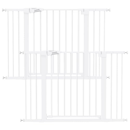 Pressure Mounted Baby Gate for Stairs (2 Count)