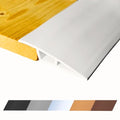 1/2" to 3/5" Height Threshold Ramp - Rubber Threshold, Floor Transition Strip, Wheelchair Ramp, Door Strip, Carpet to Tile Strip (White, 80 inches) (6.6667 Foot)
