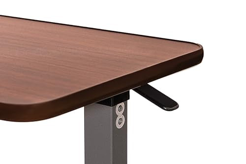 Medical Adjustable Overbed Bedside Table with Wheels