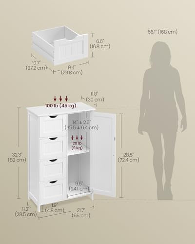 Storage Cabinet with Drawers