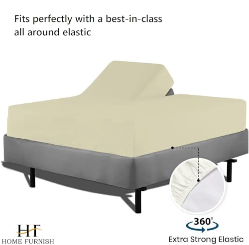 Top Split California King Fitted Sheet Only for Adjustable beds