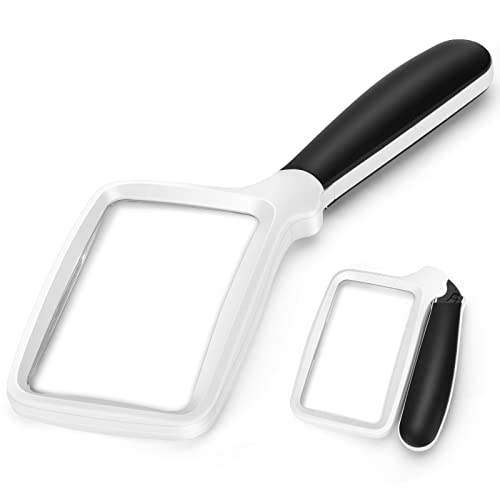 Folding Handheld Magnifying Glass with Light