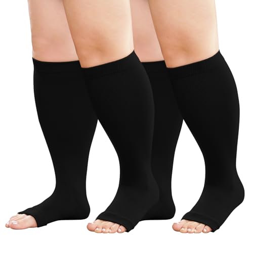 Plus Size Compression Socks (2 Count)