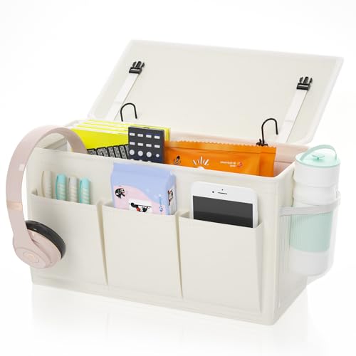 Bedside Caddy Storage Organizer for Bed Rails
