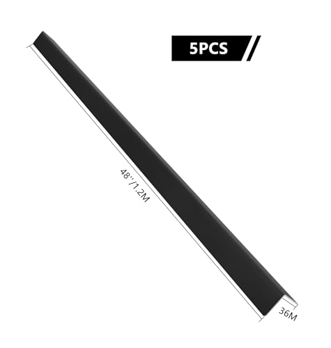 5pcs 48" L*1.42" W Aluminum Self (5 Count)