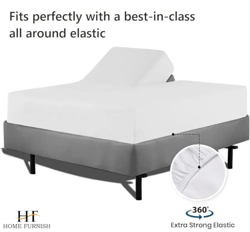 Top Split King Fitted Sheet Only for Adjustable beds