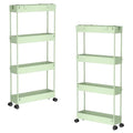 2 piece Set Slim Storage Cart 3 Tier (2 Count)