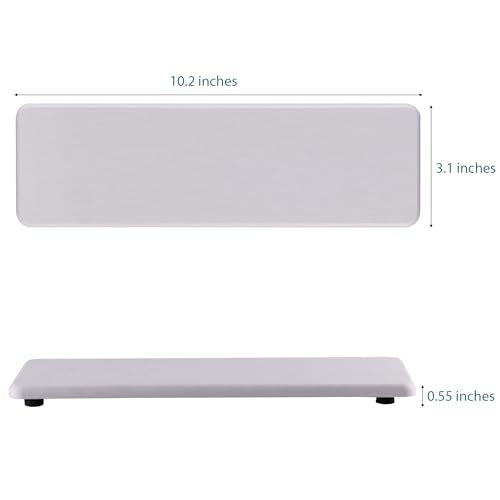 2Pcs Stone Soap Trays Water Absorbing Diatomite Coaster (2 Count)