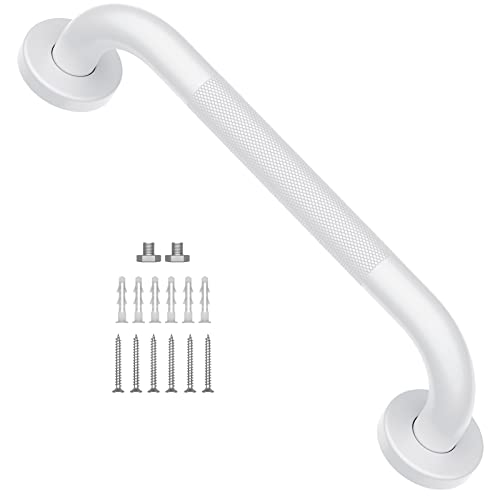 12 Inch White Grab Bar