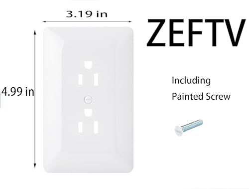 6 Pack Duplex Outlet Covers Wall Plates 1
