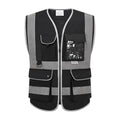 8 Pockets High Visibility Class 2 Reflective Safety Vest for Men & Women Meets ANSI Standards