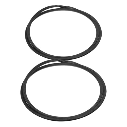 2Pcs Barber Chair Base Rings Non Slip Rubber Gaskets for Salon Chair Stability and Floor Protection 20.47X20.47X0.39In Hairdressing Accessories (2 Count)
