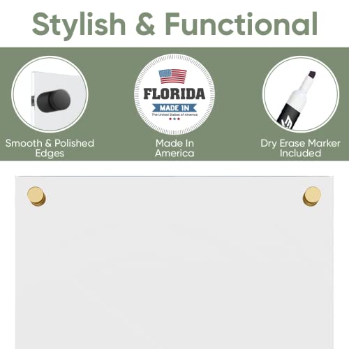 Standard Acrylic Dry Erase Board