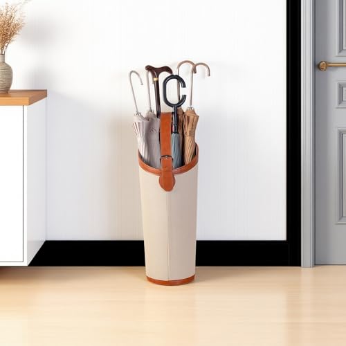 Indoor Entryway leather Umbrella bucket