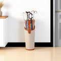 Indoor Entryway leather Umbrella bucket