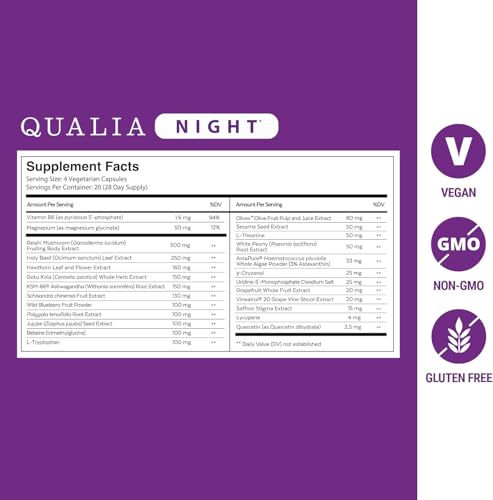 Qualia Night Sleep Aid (80 Count)