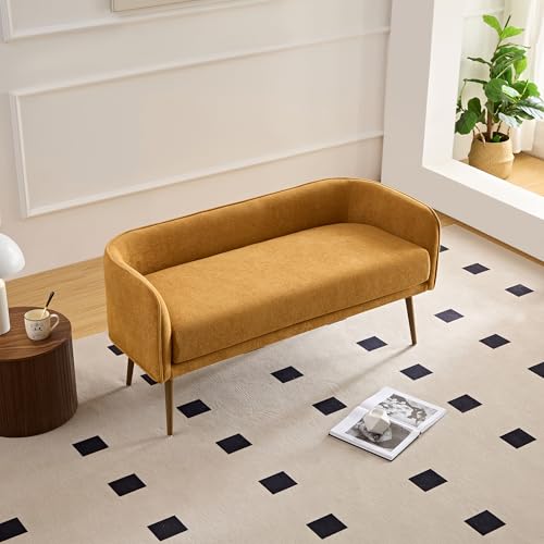 Bedroom Bench with Low Back
