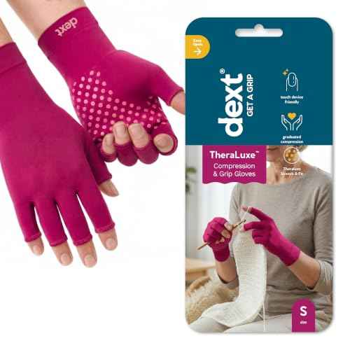 Fingerless Compression Gloves for Men & Women for Everyday Comfort & Hand Support