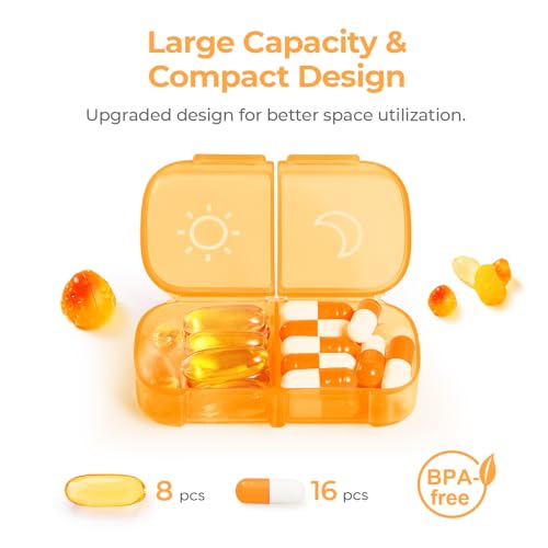 Weekly Pill Organizer 2 Times a Day