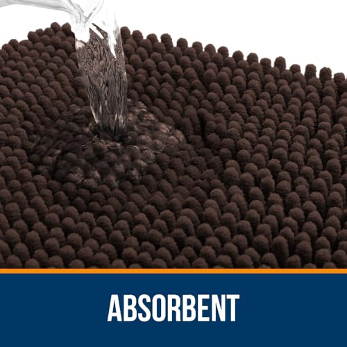 Chenille Bathroom Rugs Mats Sets 2 Piece (5 Count)